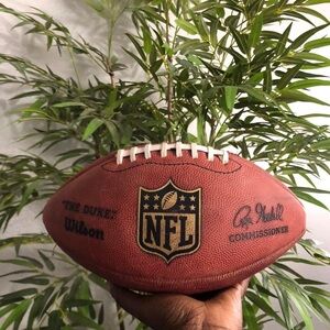 NFL Football The Duke Official Roger Goodell Commissioner Signed On-Field Game